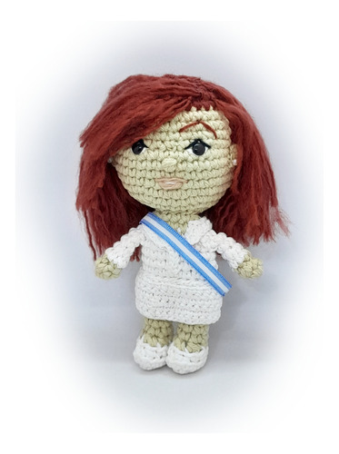 Cristina Kirchner Presidenta Cfk Amigurumi Llavero