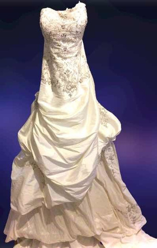 Hermoso Vestido De Novia Color Ivory