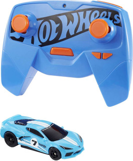 Hot Wheels Rc C8 Corvette In 1:64 Scale, Remote-control Toy