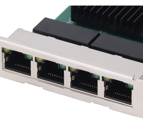 Placa De Rede Gigabit Ethernet Pcie X4 Bcm5719 4 Portas