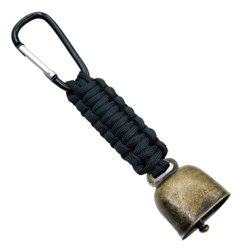 Campana De Oso Protectora De Metal Colgante, Negro