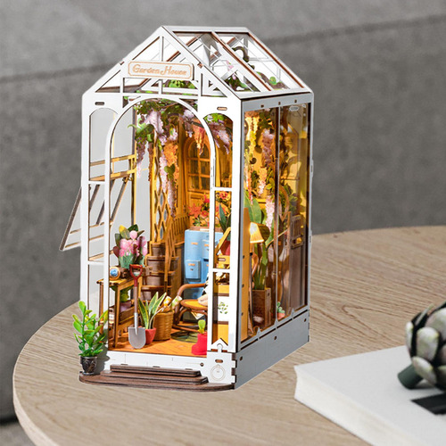 Kits De Casa De Muñecas En Miniatura De Madera Estilo B