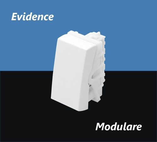 Módulo Interruptor Simples 16a Branco - 2864 Fame Modulare