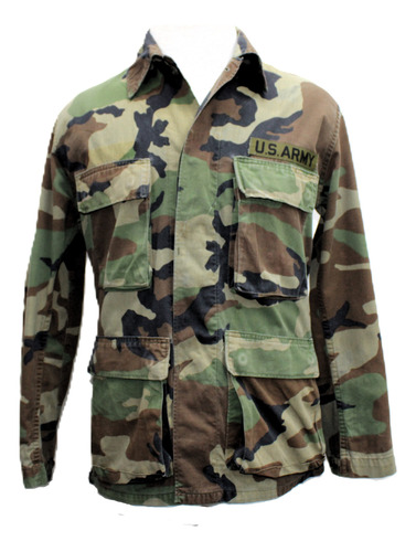 Gandola De Botão, U.s. Army, Woodland Type One, Small (Usado)