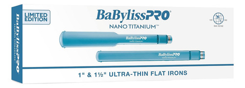 Bbs Bababyliss Alaciadoras Profesionales Nano Titanium Ultra Color Azul