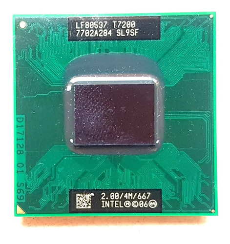 Intel Core2 Duo Processador Sl9sf T7200 4m Cache, 2.00 Ghz 