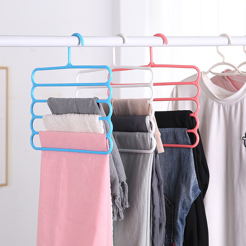 Porta Ropa Niveles Ahorra Espacio - Pantalones/bufandas5pcs