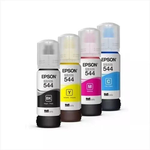 Kit De Tintas Originales Epson 544  Modelo Ecotank L3210