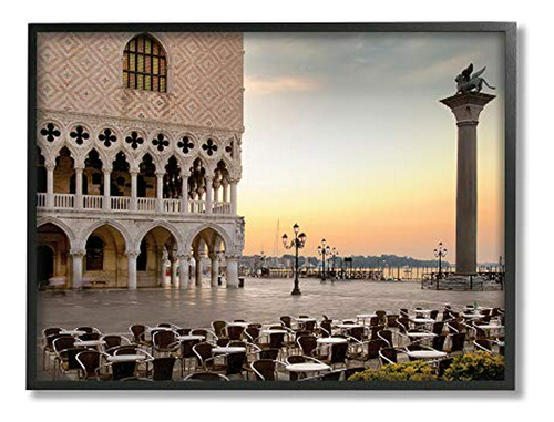 Stupell Industries San Marco Sunset Arquitectura Italiana Ed