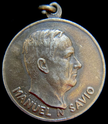 Medalla Somisa. Planta General Savio 1960. Plata. Fioravanti