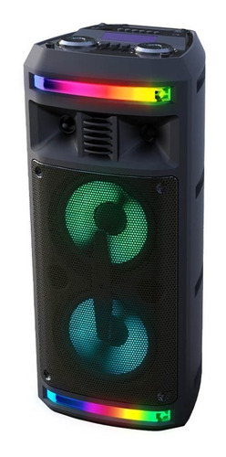 Doble Parlante Torre 2x6.5´´ Bluetooth, Bandeja Dj, Led Rgb