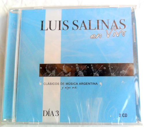 Luis Salinas En Vivo : Dia 3 * Folk Jazz 2009 Cd Doble Nuevo