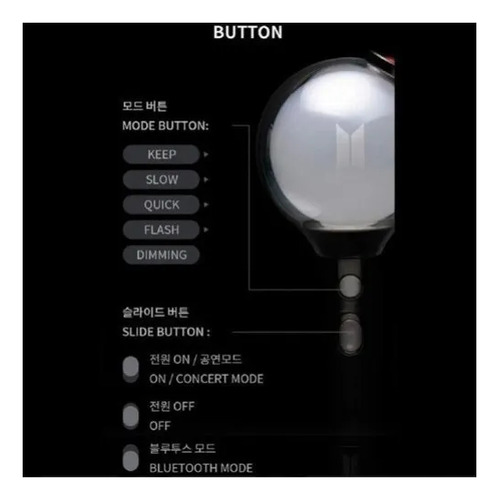 Bts Army Bomb V3 Lightstick Oficial Original App Bluetoothd1