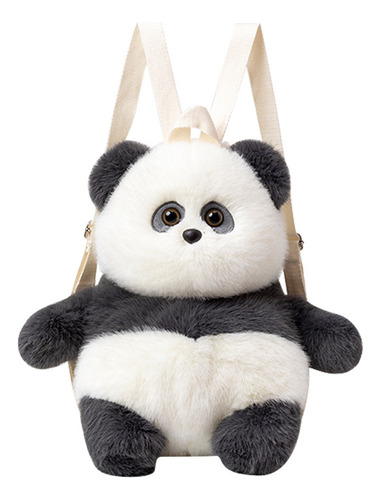 Bonita Bandolera Con Forma De Panda, Mochila Escolar Con Dib
