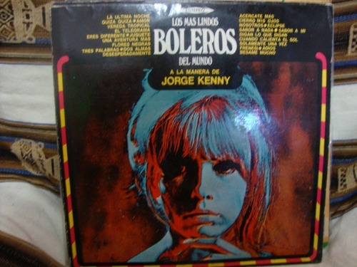 Vinilo Jorge Kenny Los Mas Lindos Boleros Del Mundo M1