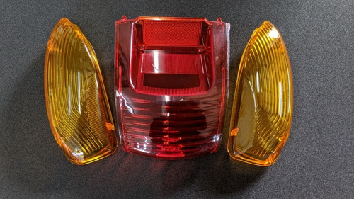 Acrílicos De Farol Trasero Gilera Smash 110 Rojo Y Naranja