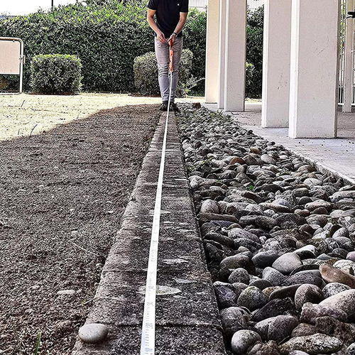 Cinta Métrica De 50 Metros, Regla De Fibra De Vidrio, 2 Unid