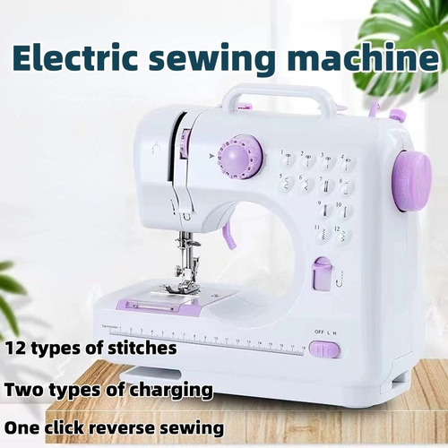 Máquina De Coser Eléctrica Multifuncional Doméstica 505a Com