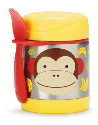 Pote Térmico Zoo Macaco - Skip Hop Cor Amarelo