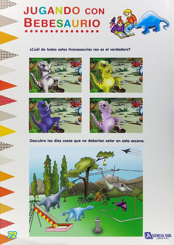 Multicuentos De Colores, Aventuras Del Dinosaurio Bebesaurio