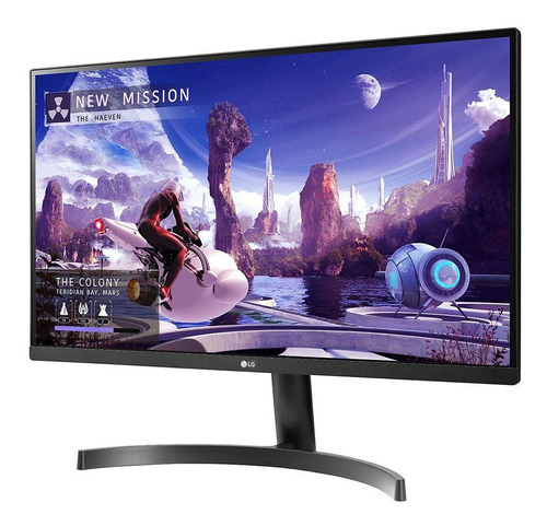 Imagen 3 de 6 de Monitor gamer LG 27QN600 led 27" negro 100V/240V