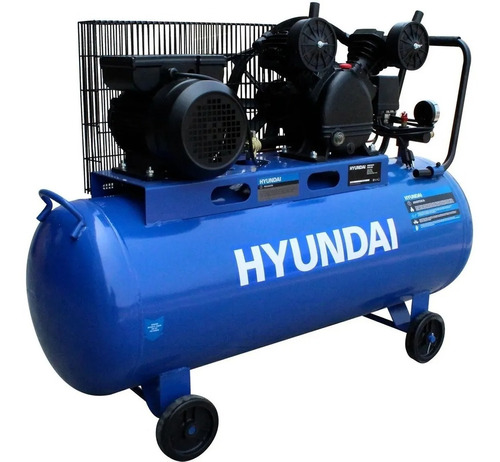 Compresor De Aire Hyundai 100 Lts 2hp Monofásico Tyt