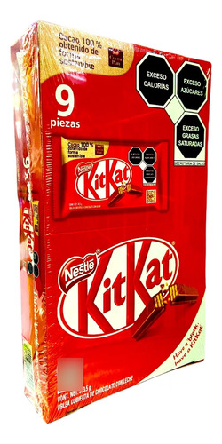 Chocolate Kit Kat Nestle Original 41,5g 9 Piezas