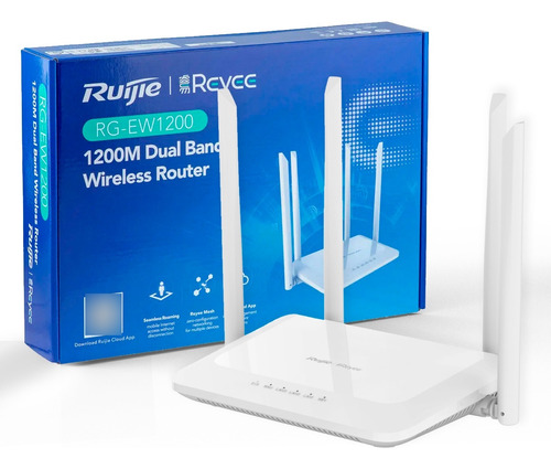 Ruter Router Modem Wifi Receptor 4 Antena Mesh 5g Ac1200mbps