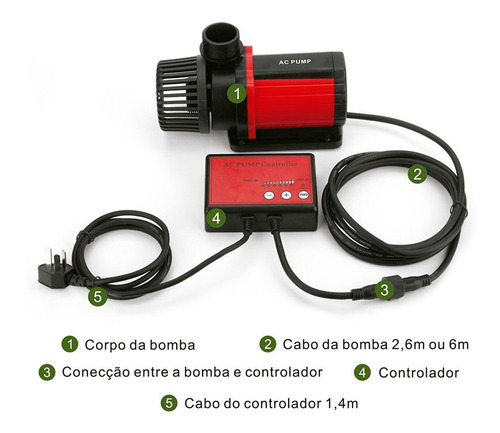 Bomba Submersa Ac-20000 110v Ocean Tech