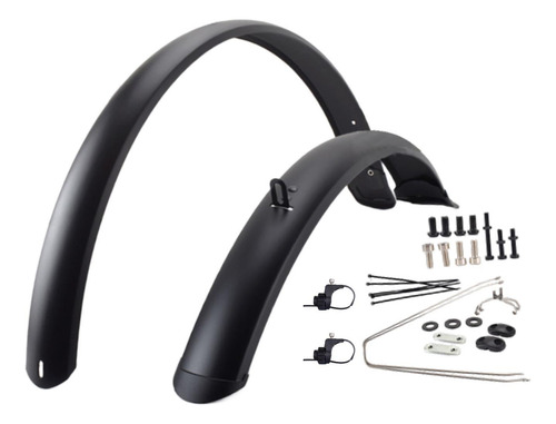 Guardabarros Para Bicicleta, Juego De 26 Pulgadas Mate
