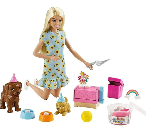 Imagen 2 de 6 de Muñeca Barbie Fiesta De Perritos