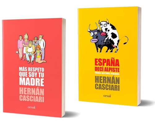 ** Combo 2 Libros Hernan Casciari - Mas Respeto + España **