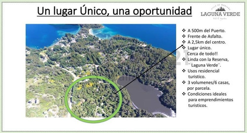 Imagen 1 de 6 de Venta Excelente Lote Laguna Verde 1568mts2, En Villa La Angostura