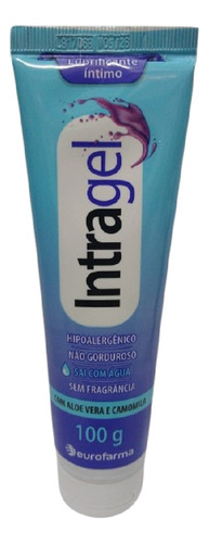 Lubrificante Íntimo Intra Gel Bisnaga 100g - Não Gorduroso