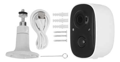 Cámara De Seguridad Inalámbrica Con Batería De 2 Mp, Monitor