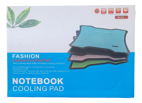 Ventilador Base Enfriadora Notebook Cooling Pad 15.5  Led
