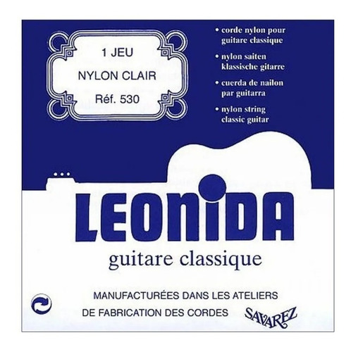 Encordado Guitarra Clasica  Nylon Savarez Leonida 530