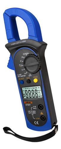 Medidor De Abrazadera De Voltaje De Digital Azul