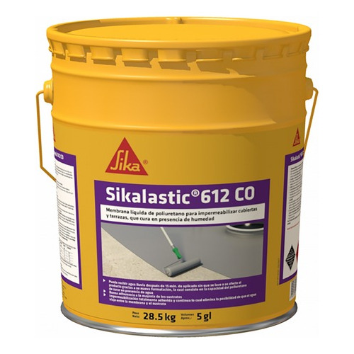 Sikalastic 612 Co Impermeabilizante Poliuretano X 28.5 Kg