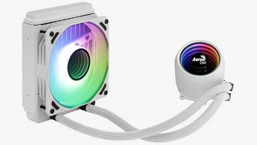 Imagen 3 de 10 de Watercooling Aerocool Mirage L120 Argb White Intel Amd