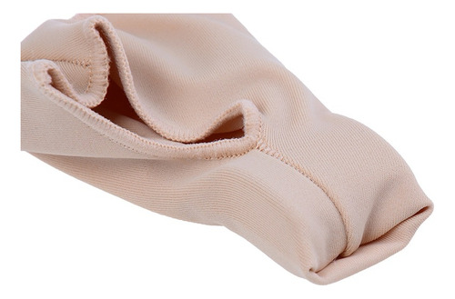 Meia Separador Dedo Silicona Con Protector De Juanete 1 Par Beige S
