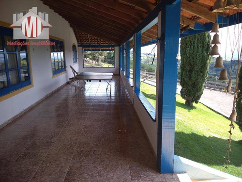Imagem 26 de 30 de Linda Chácara Com 5 Dormitórios, Piscina, Excelente Localização, Vista Deslumbrante, À Venda, 8300 M² Por R$ 780.000 - Rural - Socorro/sp - Ch0359