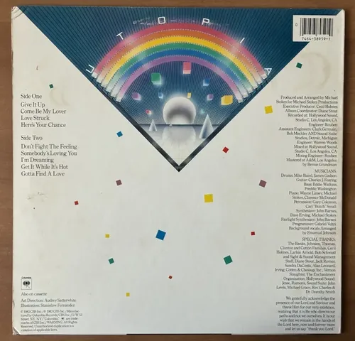Enchantment - Utopia Lp 1983 Original Import Usa Slow Jam