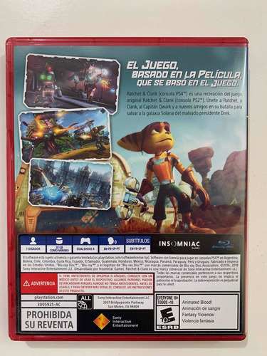 Ratchet And Clank Ps4 Fisico