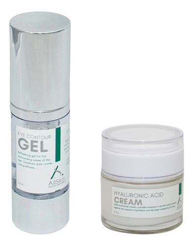 Kit Crema Y Gel Contorno De Ojos Con Ácido Hialurónico