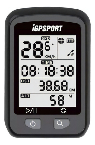 Ciclocomputadora Igpsport 20 E color negro