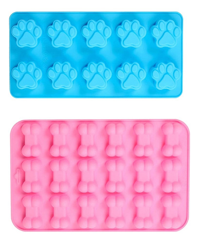 Alta Calidad Moldes De Silicona Con Forma De Pata Y Hueso