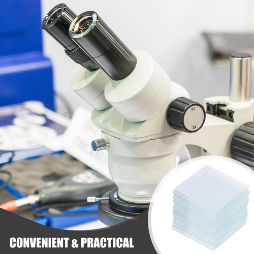Carátulas Para Microscopio, 500 Unidades, Cubiertas Para Mic