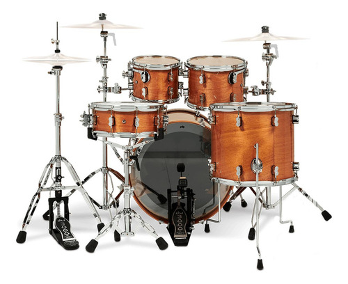 Batería Concept Exotic Maple Lacquer 5 C/hardware Pdc Color Color Naranja