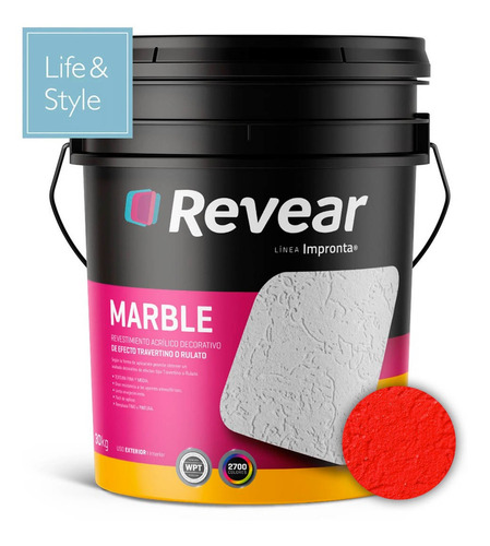Revear Marble Revest Fino Colores Intensos 30kg - Prestigio